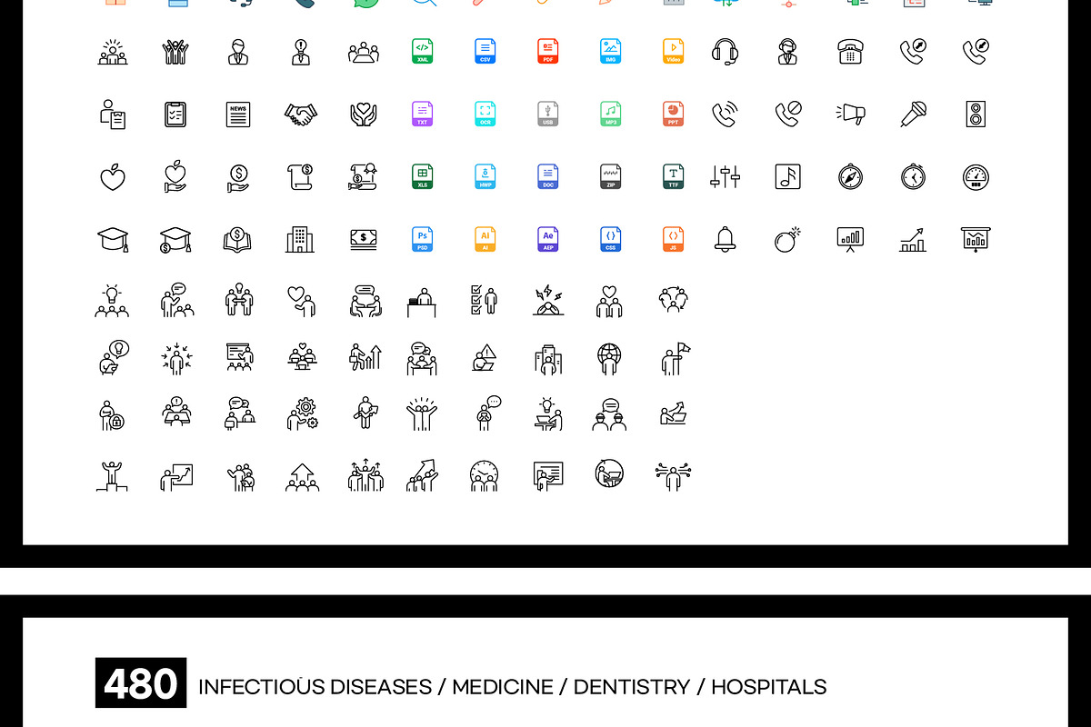 3000+ Mega Bundle line&color Icons, an Outline Icon by Design Present (Photo 6 of 19)