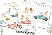 Transport bundle partIII watercolor, a Decorative Illustration by Marina Ermakova (Thumbnail 25 of 29)