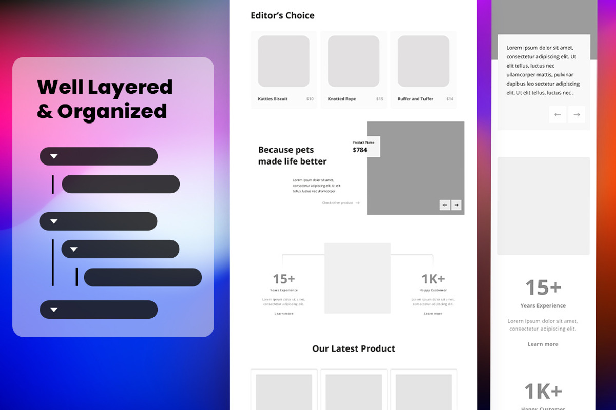 Pet Grooming Wireframe Website, a Wireframe Template by INSPR STD (Photo 3 of 4)