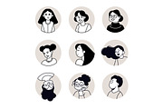 People avatar icons, an Icon by PureSolution (Thumbnail 4 of 13)