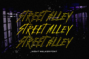 Night Walker - Freestyle Brush Font, a Font by Letterhend Studio (Thumbnail 3 of 9)