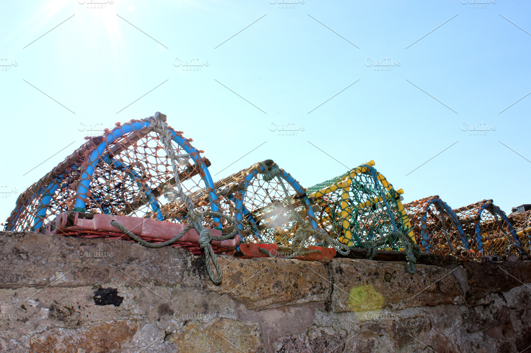 Lobster Trap, Lobster Pot, a Business Photo by Corner Croft Mockups