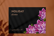 LOTUS hand drawn patterns and frames, a Card Template by LoveDesignShop (Thumbnail 6 of 8)