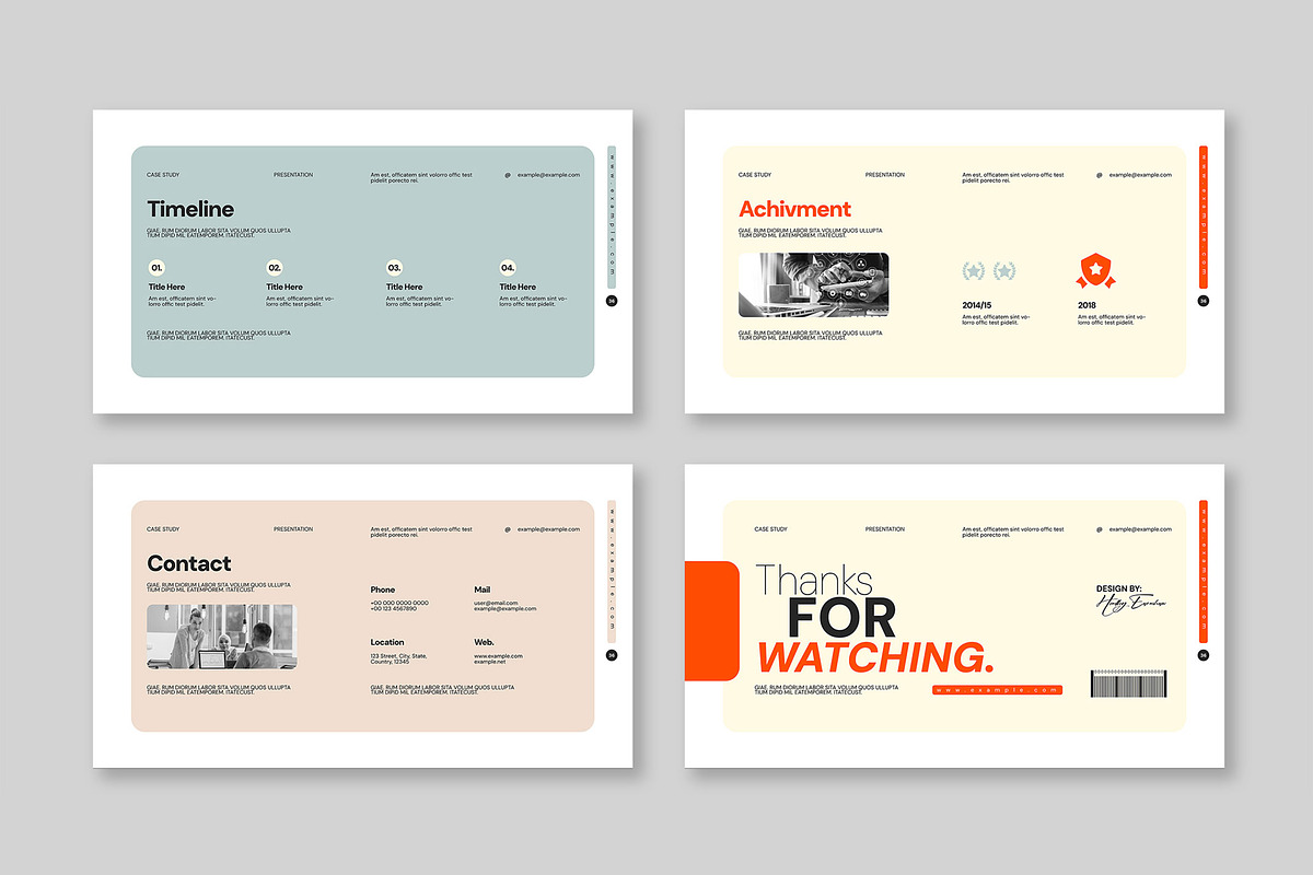 Case Study Presentation Template, a Presentation Template by Mighty-Slide (Photo 5 of 5)