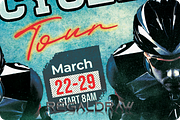 Bicycles Tour Sport Event Flyer, a Flyer Template by regalDRAW (Thumbnail 1 of 4)