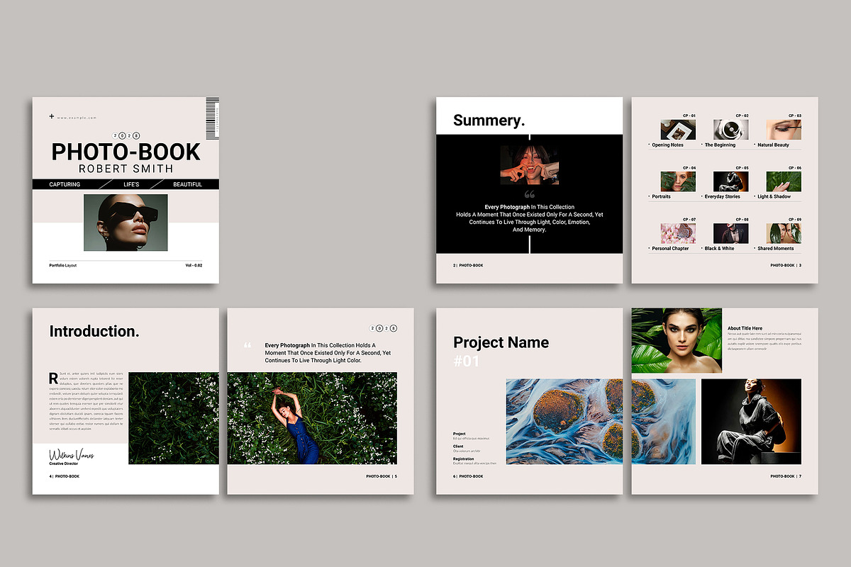 Photo Book Template | Portfolio, a Magazine Template by Spark_Creative (Photo 13 of 15)
