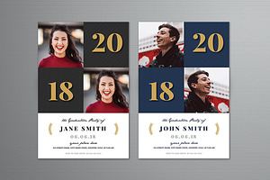 Graduation Invitation, a Card Template by Vynetta