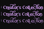 Creator's Collection | Ligature Font, a Sans Serif Font by 177Studio (Thumbnail 9 of 9)