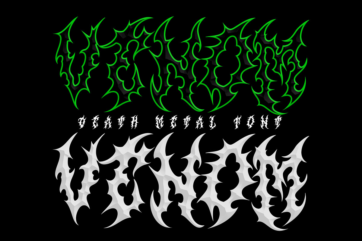 SATRUNS Metal Blackletter Horror, a Blackletter Font by dansdesign (Photo 13 of 18)