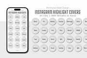 INSTAGRAM HIGHLIGHT COVERS, a Social Media Template by The Little Lily Studio (Thumbnail 2 of 5)