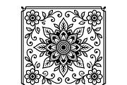 50 Elegant Floral Ornament Bundle, a Decorative Illustration by Amazin_art (Thumbnail 9 of 29)