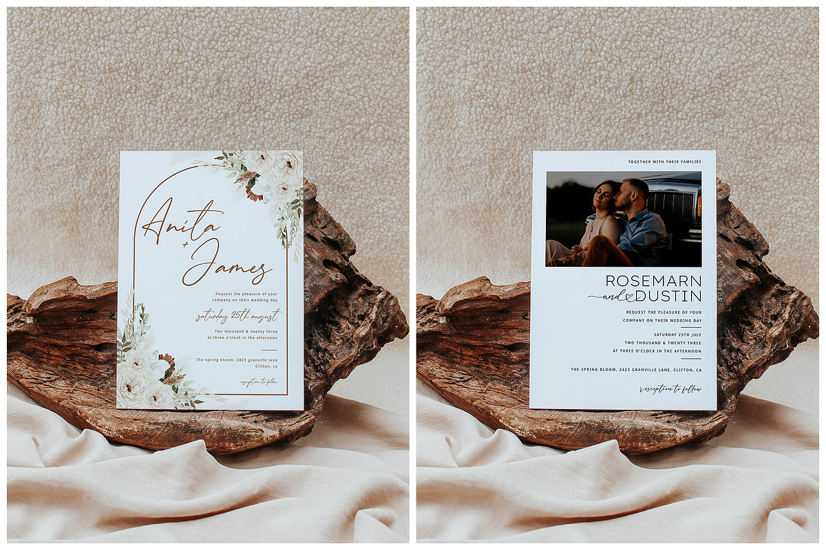 Card Mockup Bundle, a Print Template by eventpapery (Photo 5 of 10)