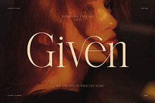 Given Elegant Serif Display Font