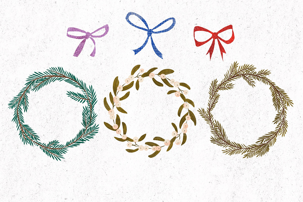 WINTER HOLIDAYS PACK, an Illustration by Maria Summer (Photo 8 of 24)