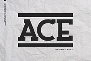 Ace Serif, a Serif Font by FactoryType