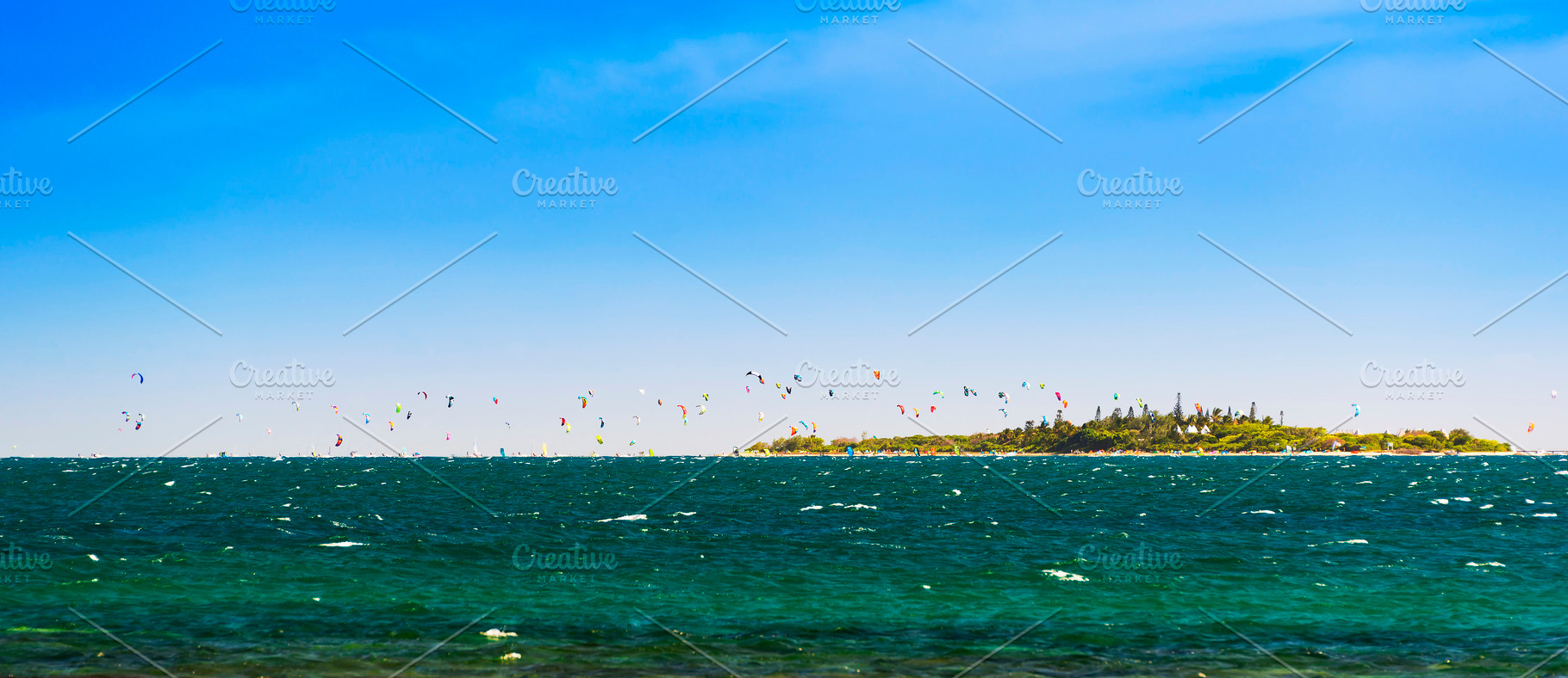Kitesurfing New Caledonia, a Sports & Recreation Photo by THP Creative