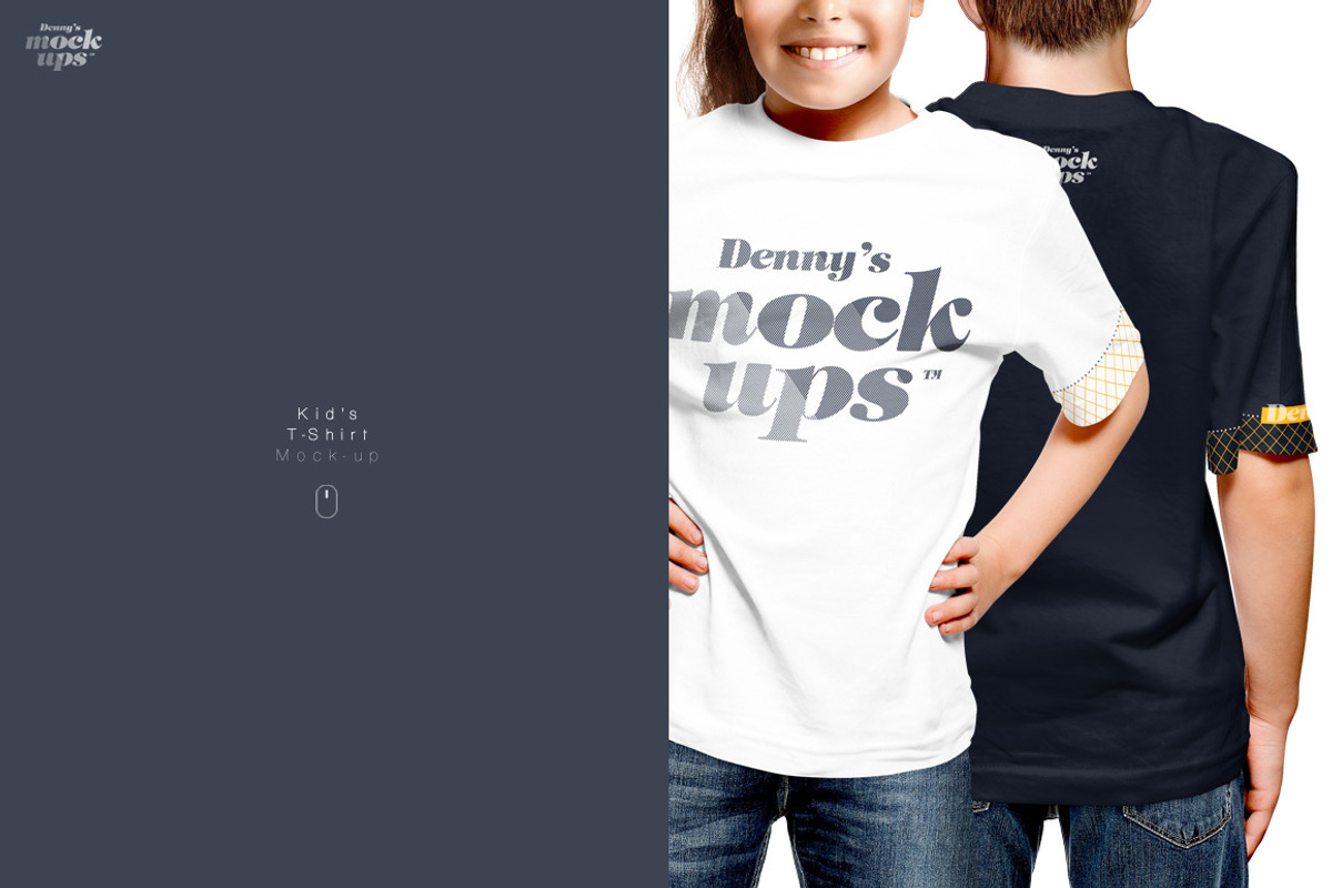 Kids T-Shirt Mock-up, a Shirt Mockup by Denny's Mock-ups (Photo 1 of 5)
