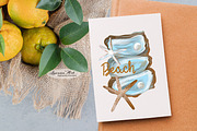 Summer beach Clipart Collection, a Seasonal Illustration by Leonaa art (Thumbnail 8 of 8)