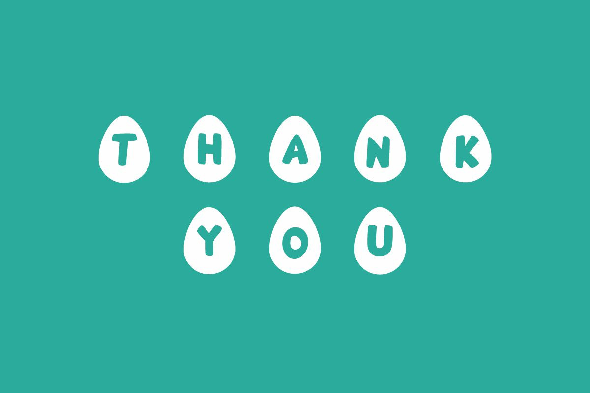 Egg Bunny Easter Font, a Symbol Font by Fourteen Letter (Photo 8 of 8)
