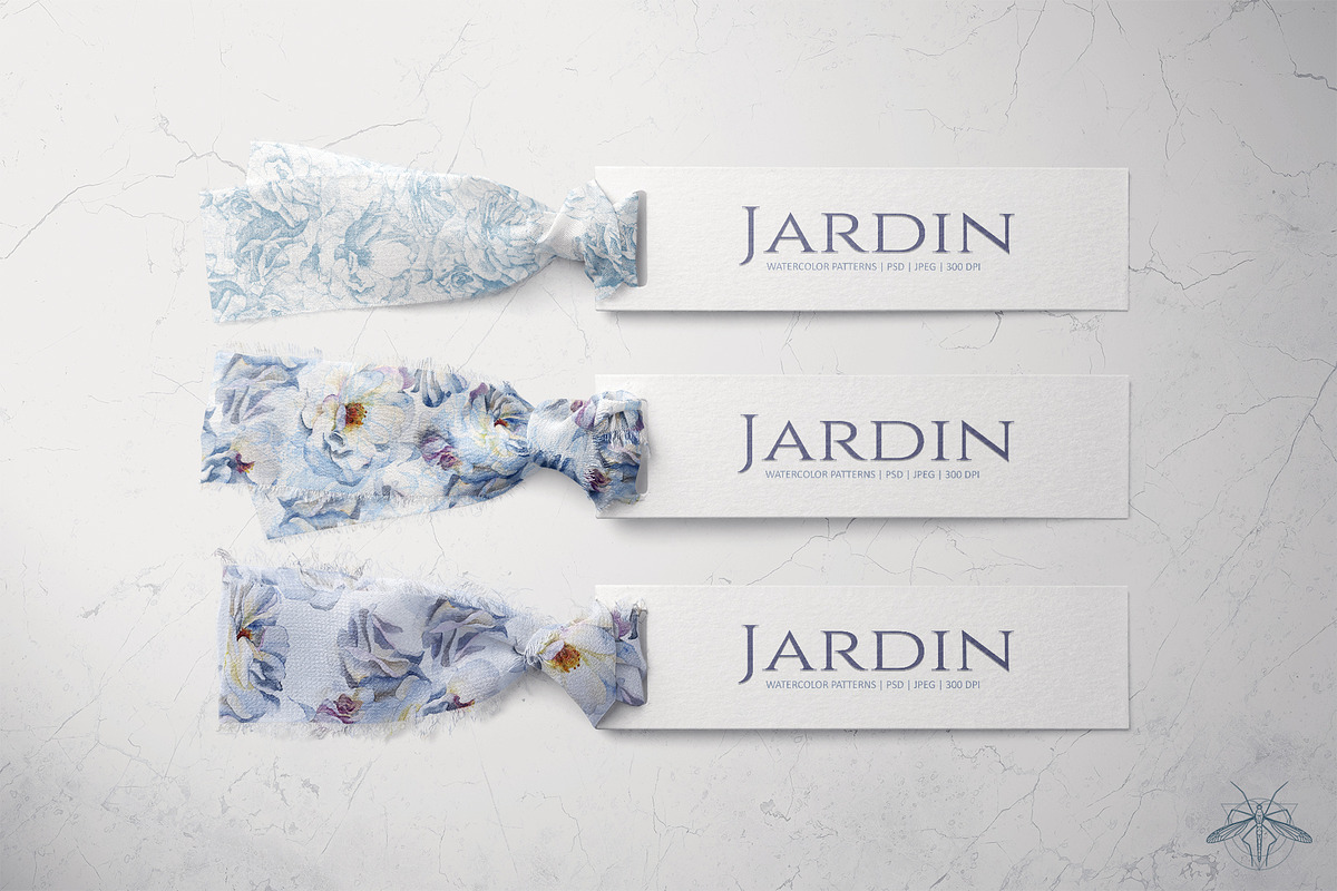 Jardin | Watercolor roses patterns, a Pattern Graphic by Tanya Vollar (Photo 10 of 11)