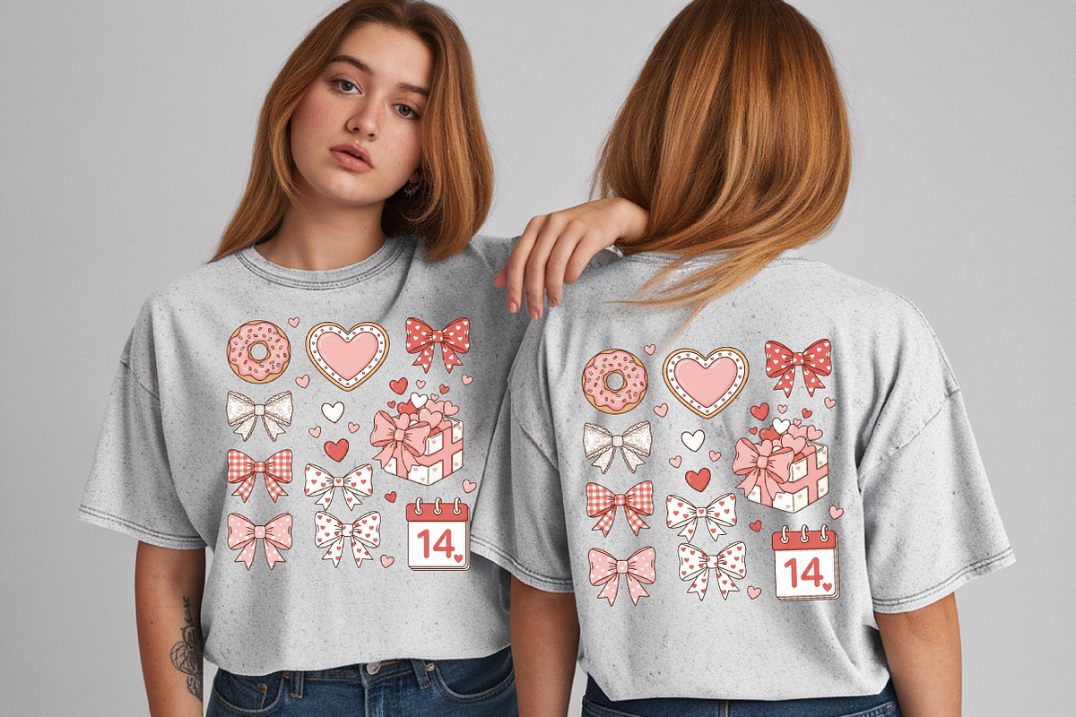 Valentine Coquette Bow Png, an Illustration by SinaCreation (Photo 8 of 10)