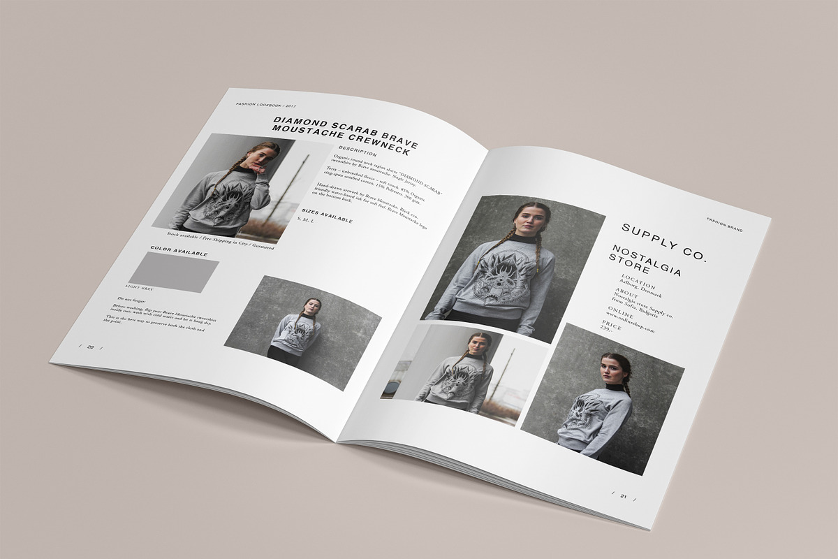 Fashion Lookbook Minimalistic, a Magazine Template by Chimerique (Photo 10 of 16)