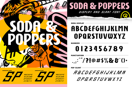 Soda and Poppers Display Font