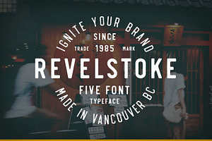 Revelstoke - 5 Font Family