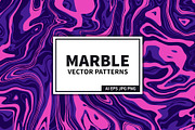 Marble Vector Patterns In Violet, a Pattern Graphic by Krolja (Thumbnail 1 of 6)