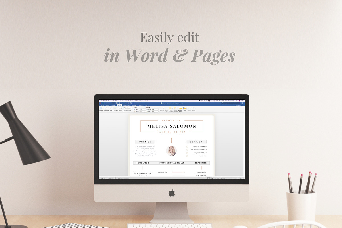 Resume Template 1, 2 page | Zurich, a Resume Template by Resume Angels (Photo 6 of 8)