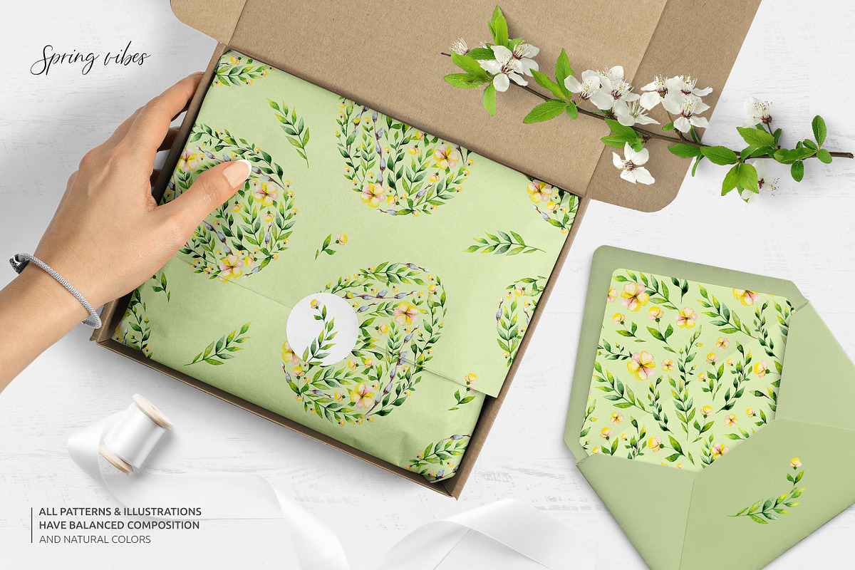 Easter illustrations & patterns, a Decorative Illustration by Anna Myslivets Art (Photo 8 of 9)