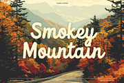 Outdoor Script | National Park Font, a Script Font by Vicarel Studios (Thumbnail 27 of 27)