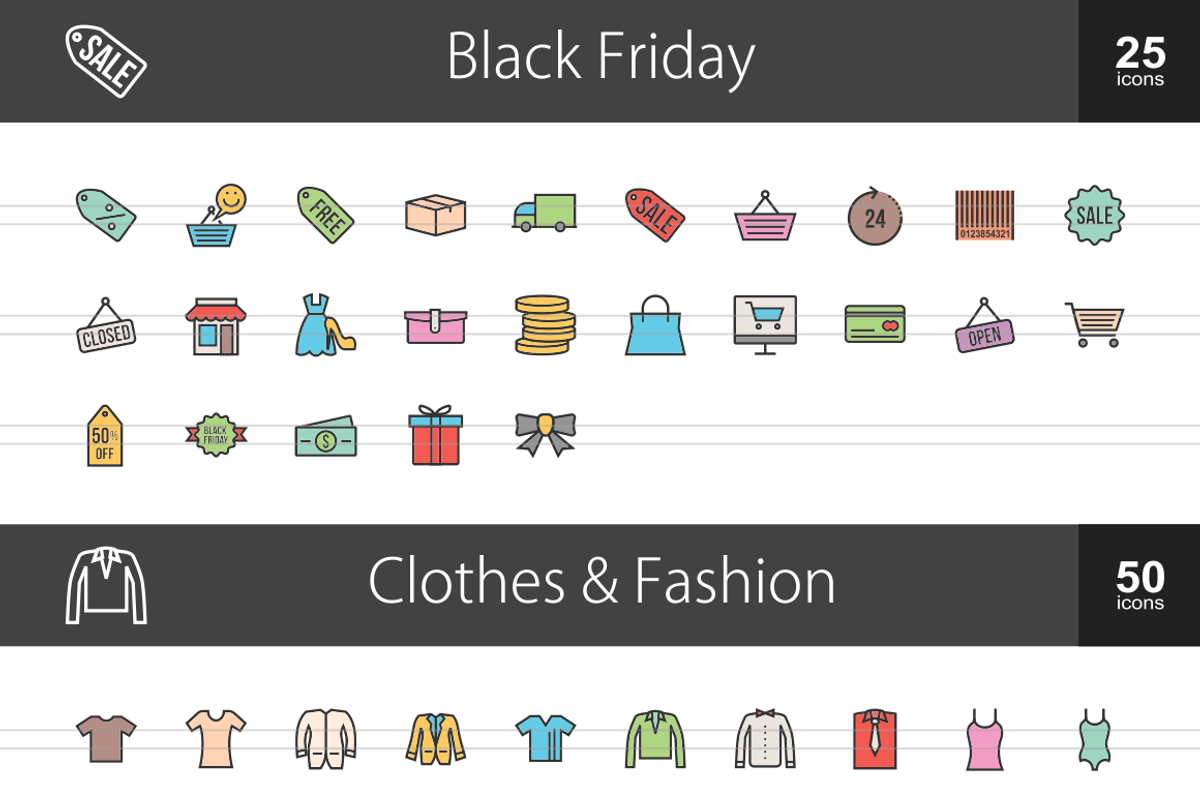 2070 Line Filled Icons (V1), an Icon by IconBunny (Photo 3 of 4)