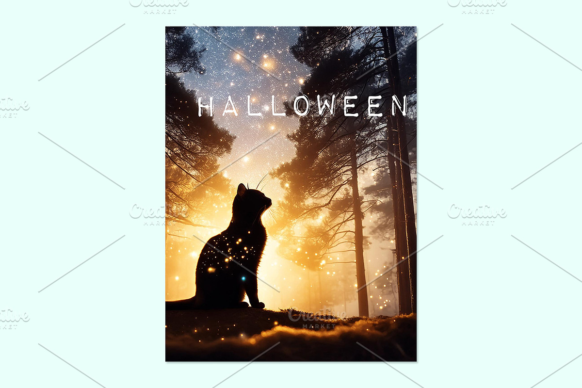Halloween Mystical Posters JPEG, a Poster Template by kh_cat (Photo 2 of 5)