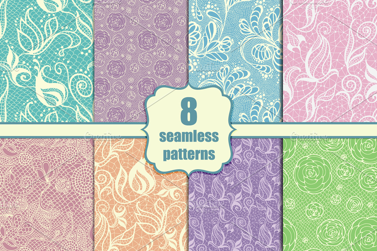8 seamless lacy patterns