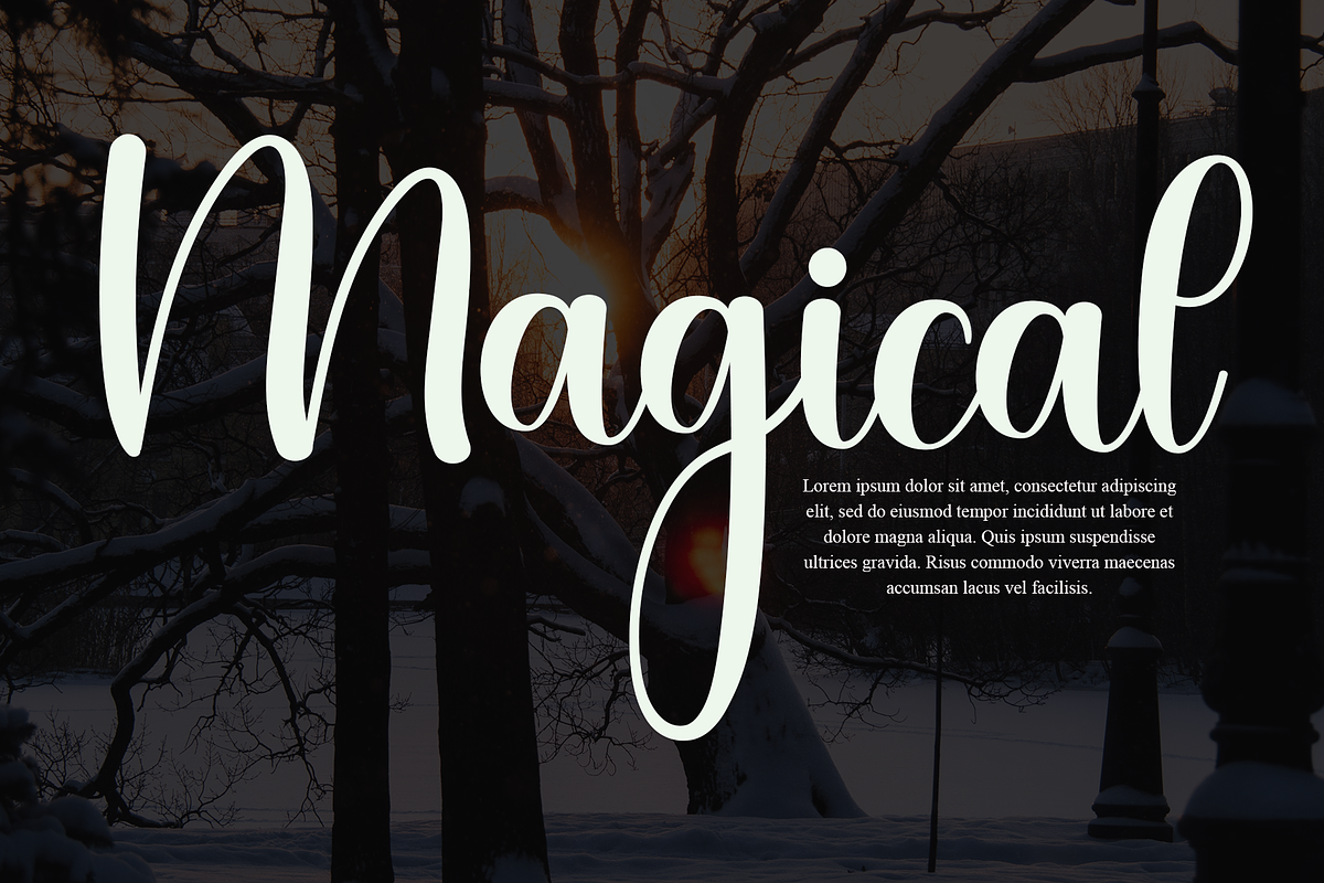 Beauty Magical, a Handwritten Font by InermediaSTUDIO (Photo 6 of 8)