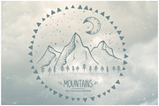 mountains, an Illustration by JulianArt (Thumbnail 2 of 4)