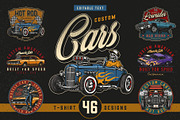 46 Custom cars t-shirt designs, a Branding & Logo Template by DGIM studio (Thumbnail 1 of 11)