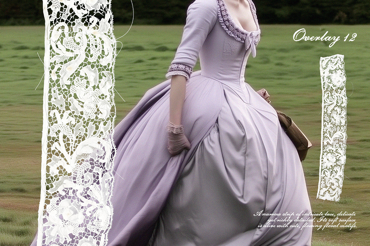 Vintage Lace Pieces Overlays, a Texture Graphic by Kaleriia (Photo 13 of 18)