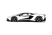 Modern Sports Car Design bundle, an Illustration by Artivon (Thumbnail 9 of 9)