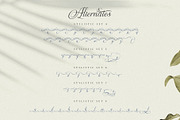 The Virnature Nature Script, a Script Font by alit design (Thumbnail 9 of 18)