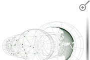 3D dotted world globes on white, a Decorative Illustration by VectorShop (Thumbnail 5 of 9)