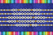 Friendship Bracelet 3D Bitmap Font, a Sans Serif Font by The Creative Bix (Thumbnail 5 of 8)