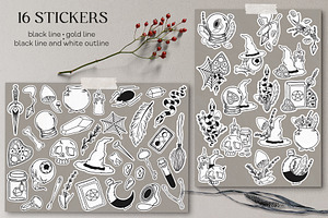 Enchantress Set - Magic Graphics Kit