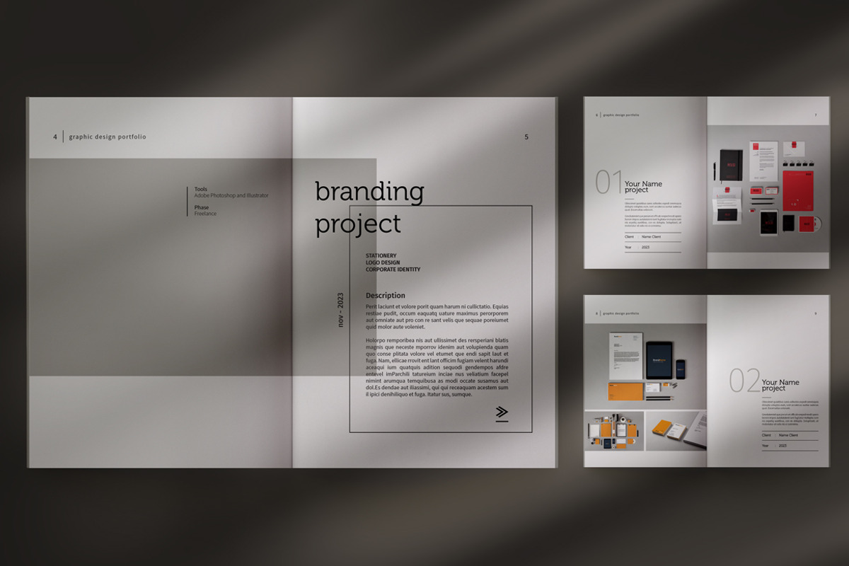 Graphic Design Portfolio, a Brochure Template by adekfotografia (Photo 4 of 15)