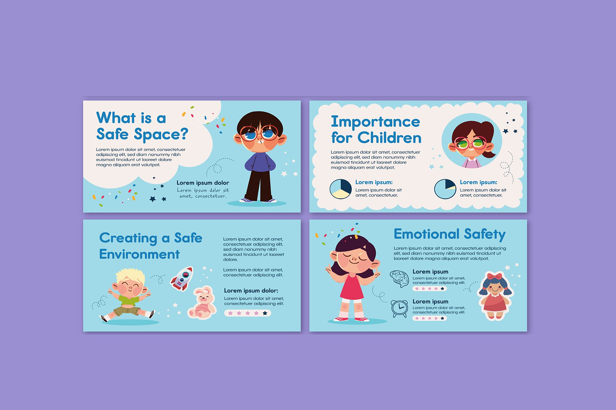 Safe Space For Children Presentation preview 2