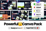 Mock-Up Pack v2 Canva Templates, a Social Media Template by Virall (Thumbnail 3 of 10)