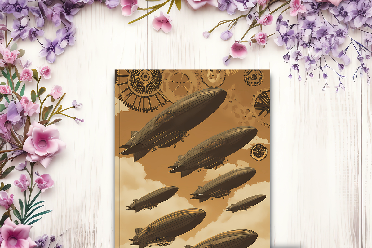 75 Steampunk Junk Journal Cover, a Brochure Template by LA Design (Photo 7 of 10)