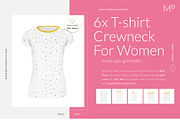 6x Women T-shirt Ghost Mock-ups Set, a Books & Magazine Mockup by Apparel_Mockups (Thumbnail 1 of 22)