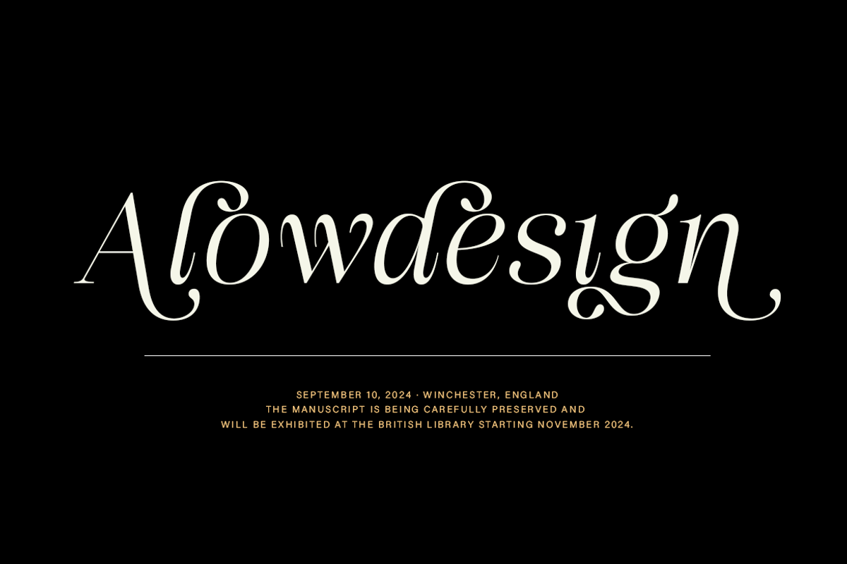 Aveline Radiant, a Serif Font by InkwellTypeCo (Photo 10 of 14)